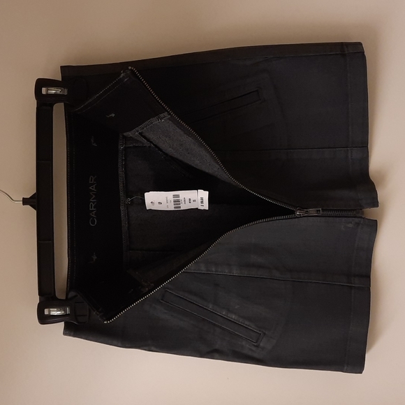 NWT, Carmar for LF Anne Gray Wax Coated Denim Skirt - Picture 9 of 16